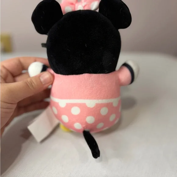 Squishmallows Minnie Mouse Pink and Black Polka Dot Plush - Picture 2 of 4
